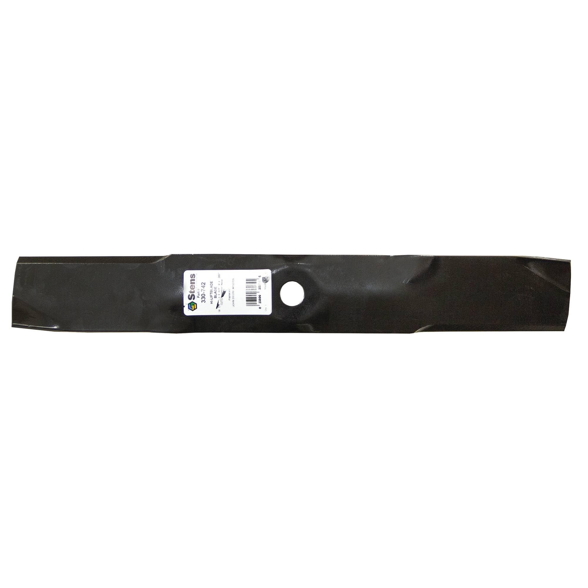 Lame Stens 330-742 Hi-Lift compatible John Deere M152726 pour tondeuse autoportée