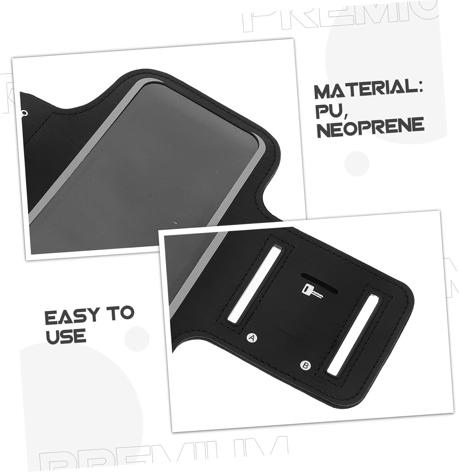 ARTIBETTER Minimalist Design Running Armband Mobile Phone Accessory Touchscreen Secure Hold Sports Arm Band