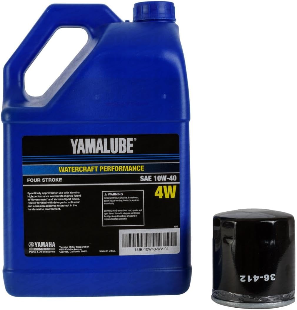 Watercraft Superstore Oil Change Kit compatible with Yamaha Waverunner 1.8 Liter 4 Stroke (without extraction pump)