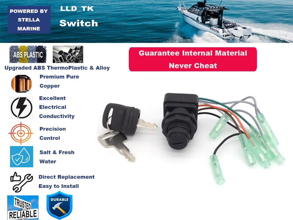 Amazon.com: Ignition Key Switch for Suzuki Outboard DF9.9-140HP