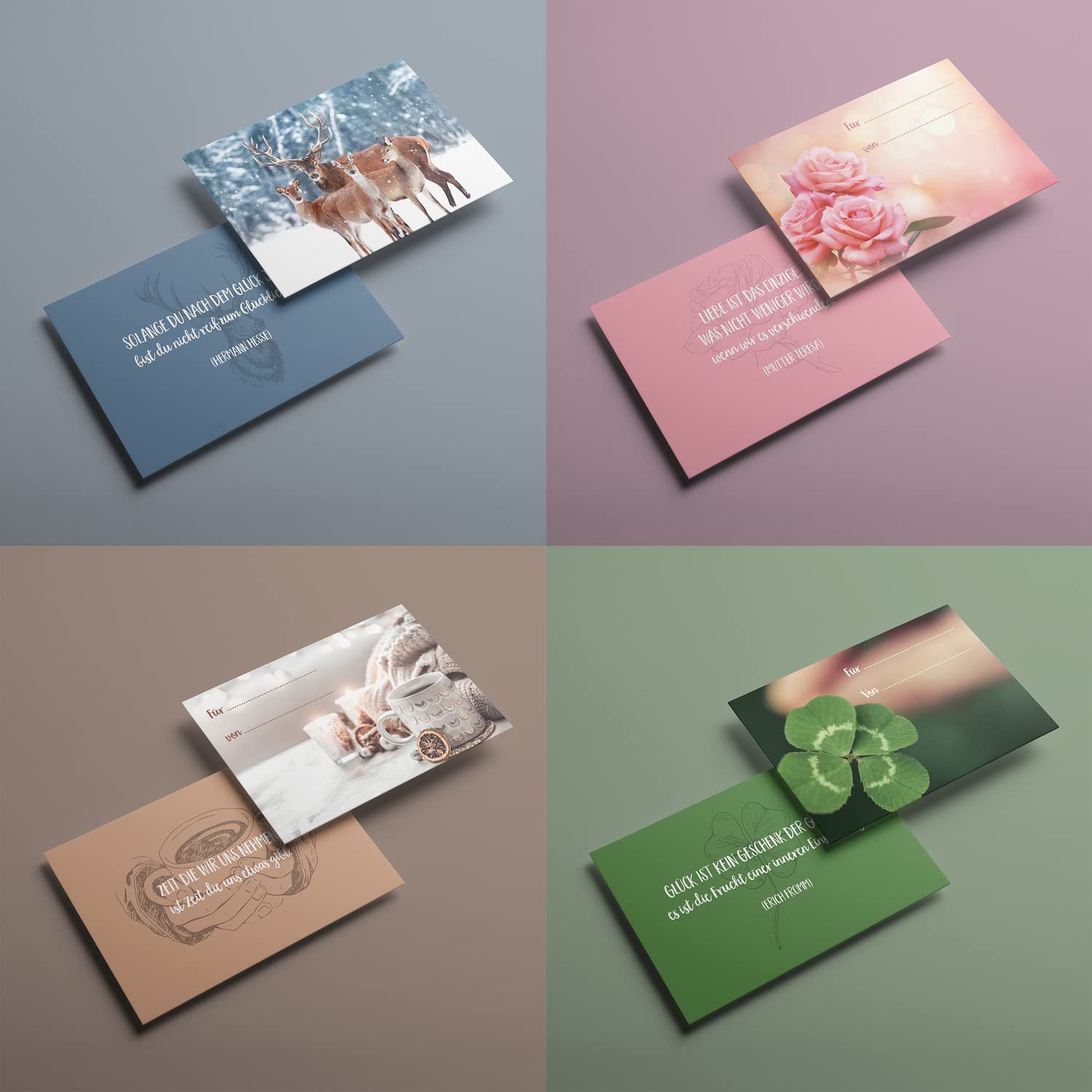 Corasol Sprüche & Tee Adventskalender 2025 mit 24 Premium Tees & Spruchkärtchen (89 g)