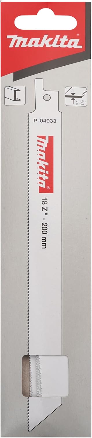 P-04933 Recipro Saw Blade Bim 7.87In/18Teeth 5 Pcs