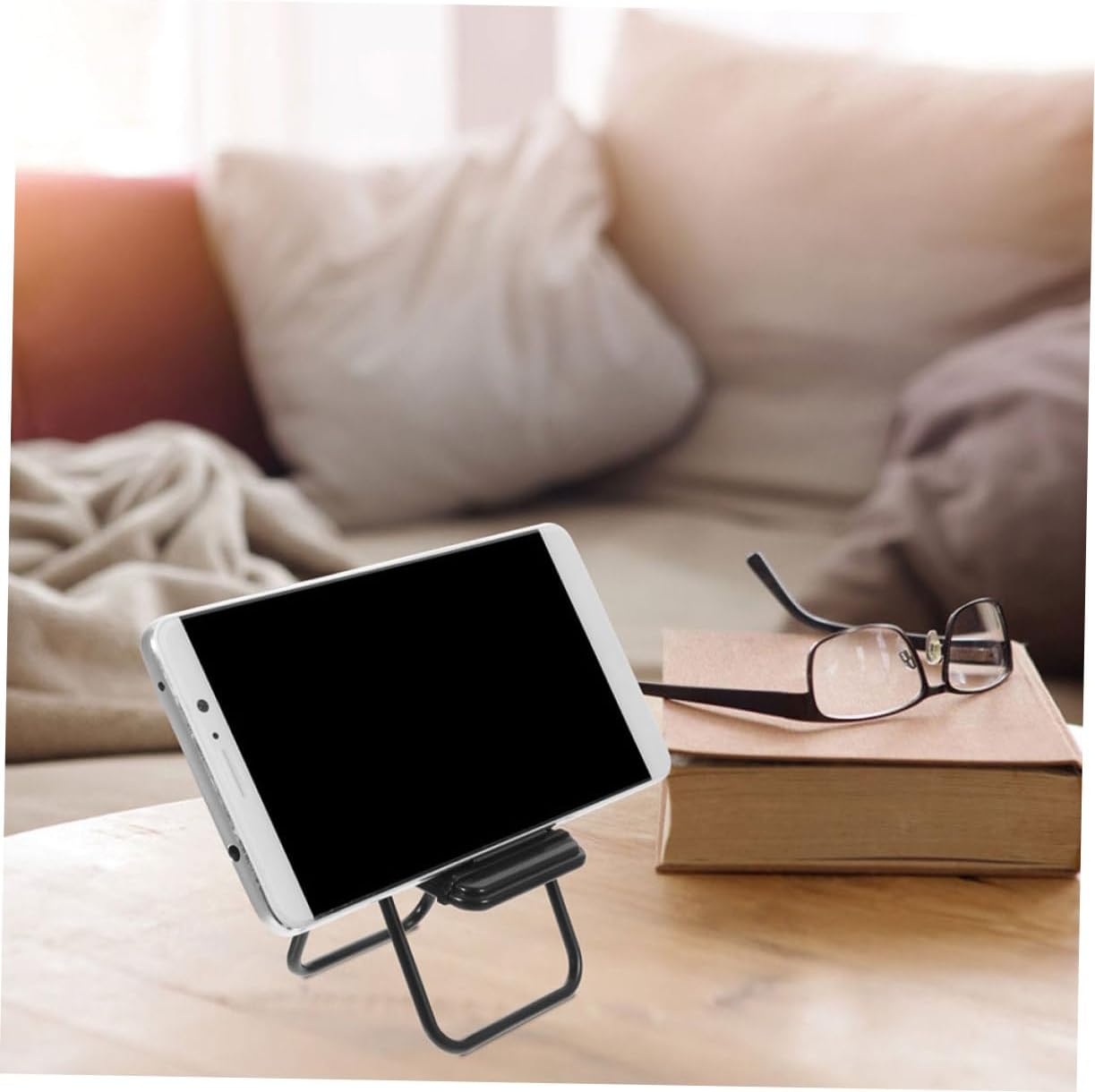 BESPORTBLE 96pcs Miniature Folding Chair Model for Doll House Multi-Functional Small Chair Cellphone Holder Decorative Accessory for Dollhouse Furniture and Room Layouts