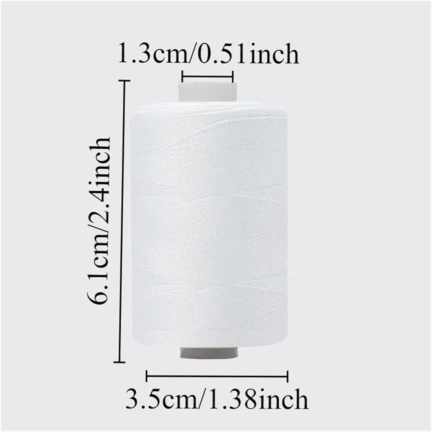 1000Yds Sewing Thread, 402 Overlock & Quilting for Household Machine, Hand, Garment(Black)