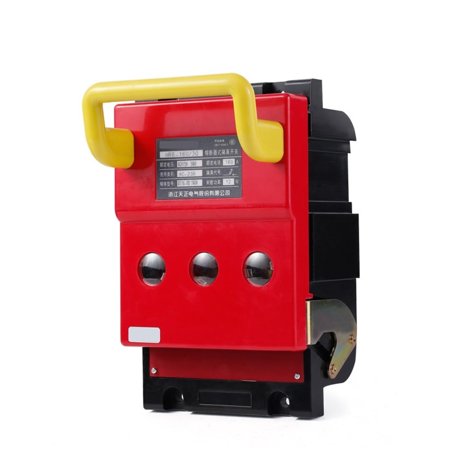 Interrupteur à couteau triphasé HR6-160/30 sectionneur fusible 160A basse tension