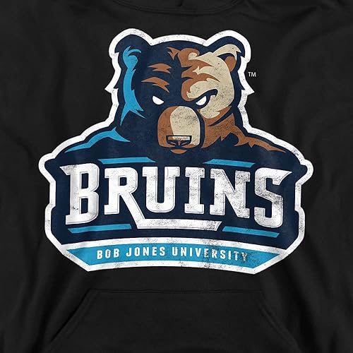 Miniatura 2 de Bob Jones University Official Distressed Primary Logo Youth Kids BoyGirls Pull-Over Hoodie Sweatshirt