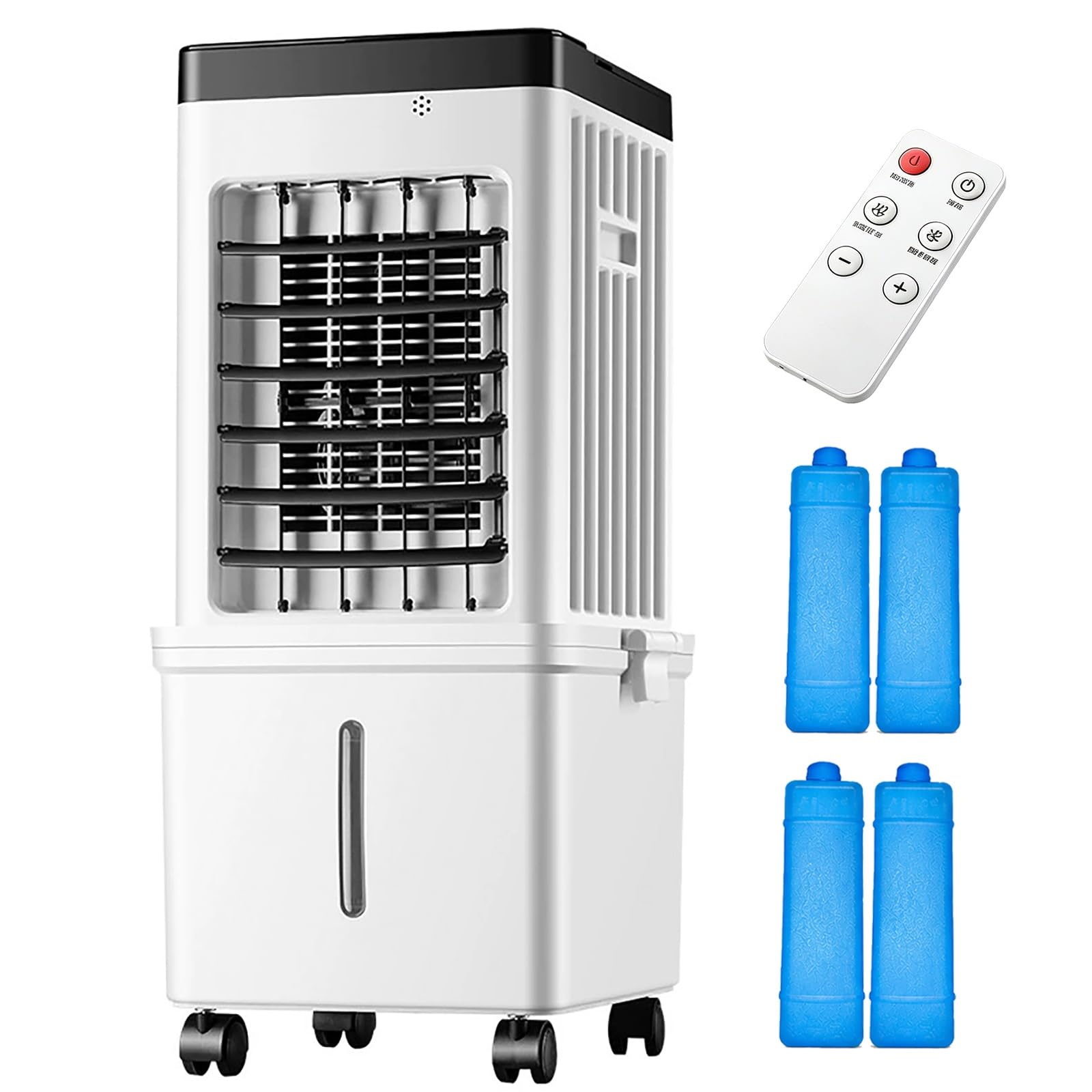 Portable Evaporative Air Cooler, Detachable Split Swamp Cooler for Bedroom Office Commercial Space