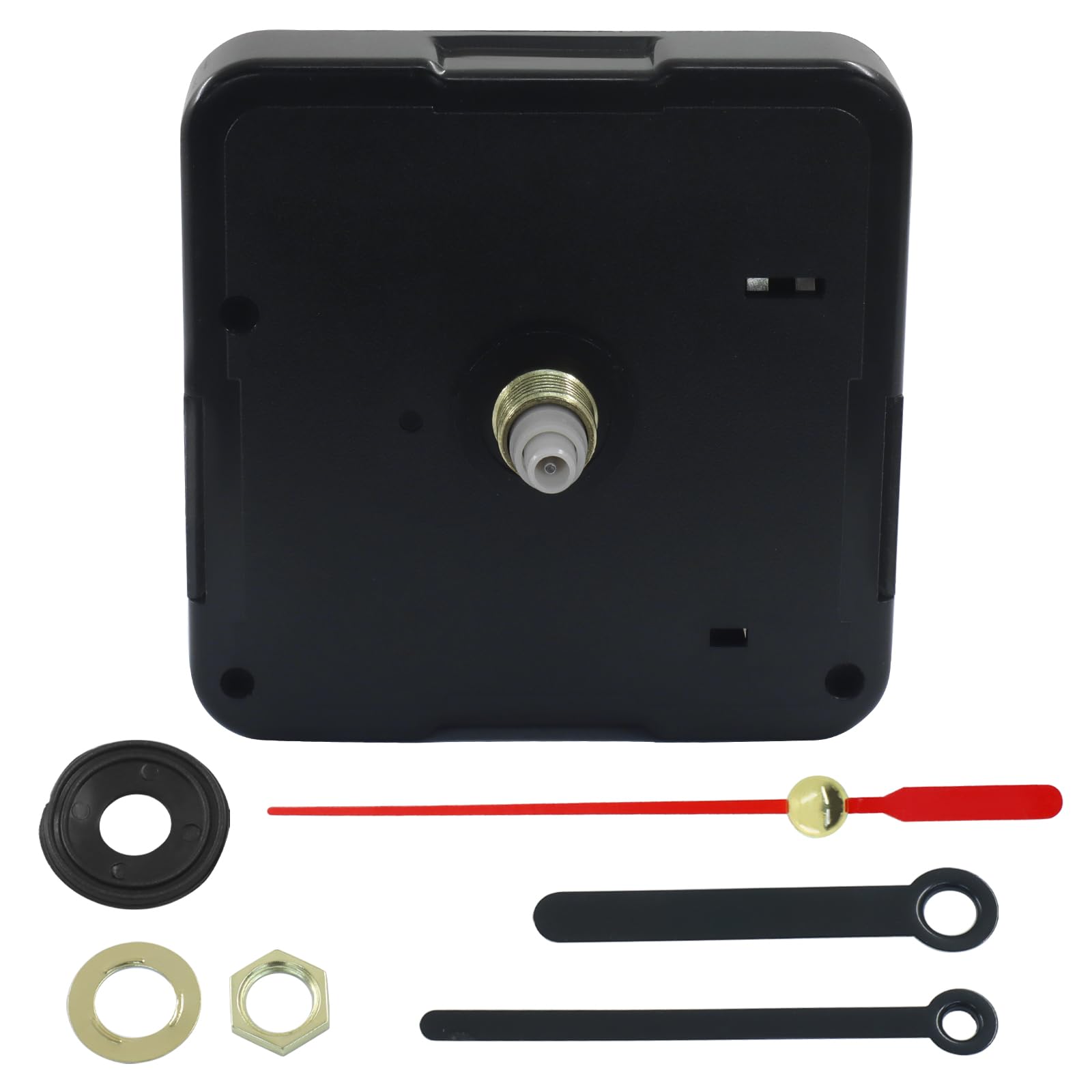 1Pcs Silent Quartz Clock Mechanism, DIY Wall Clock Movement Replacement 0.51 Inch (13 mm) Shaft Length, Non-Ticking Mechanism for DIY Projects/Home Decor-picture-23