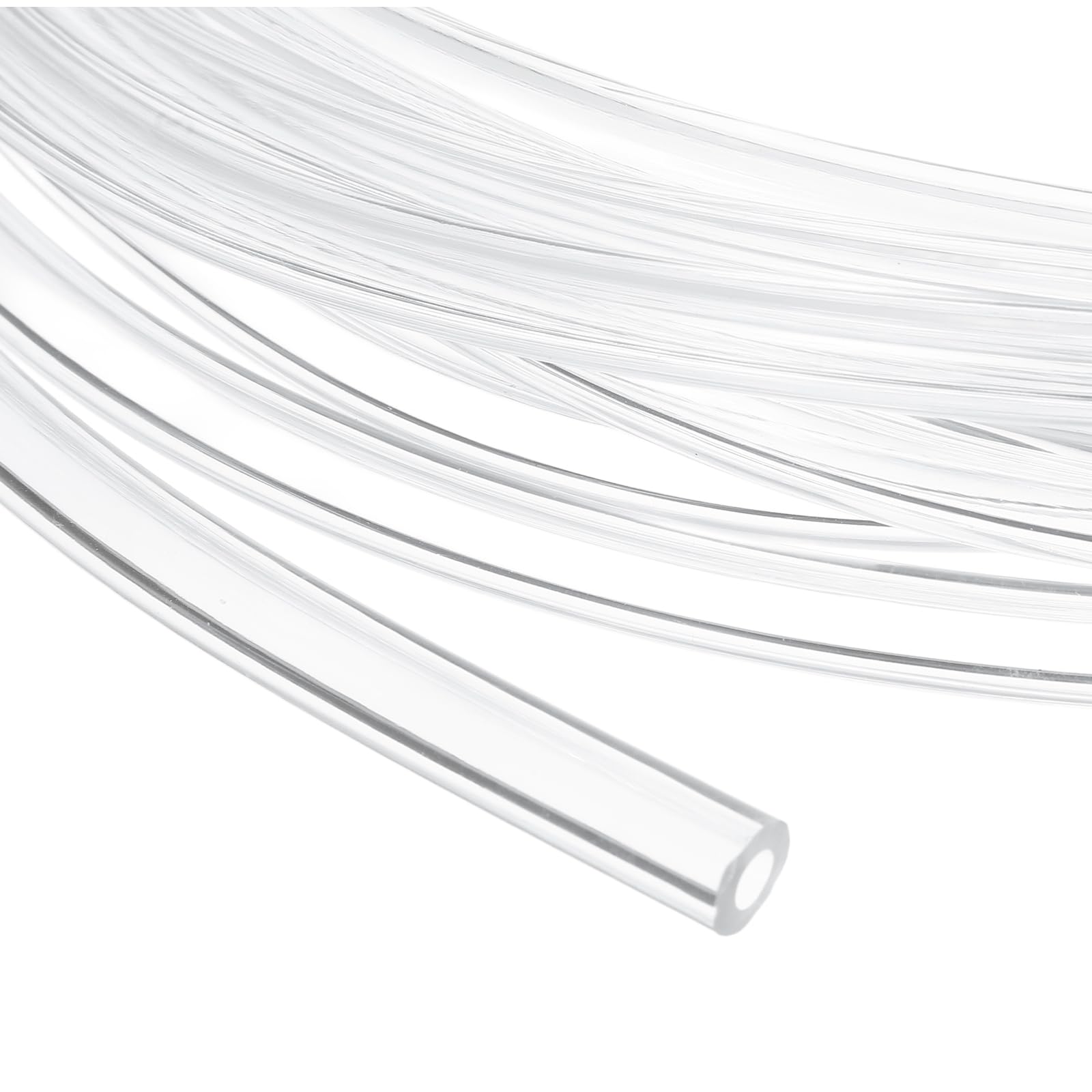 Tube en PVC transparent flexible anti-pliure pour transfert d'huile et eau 2.3m