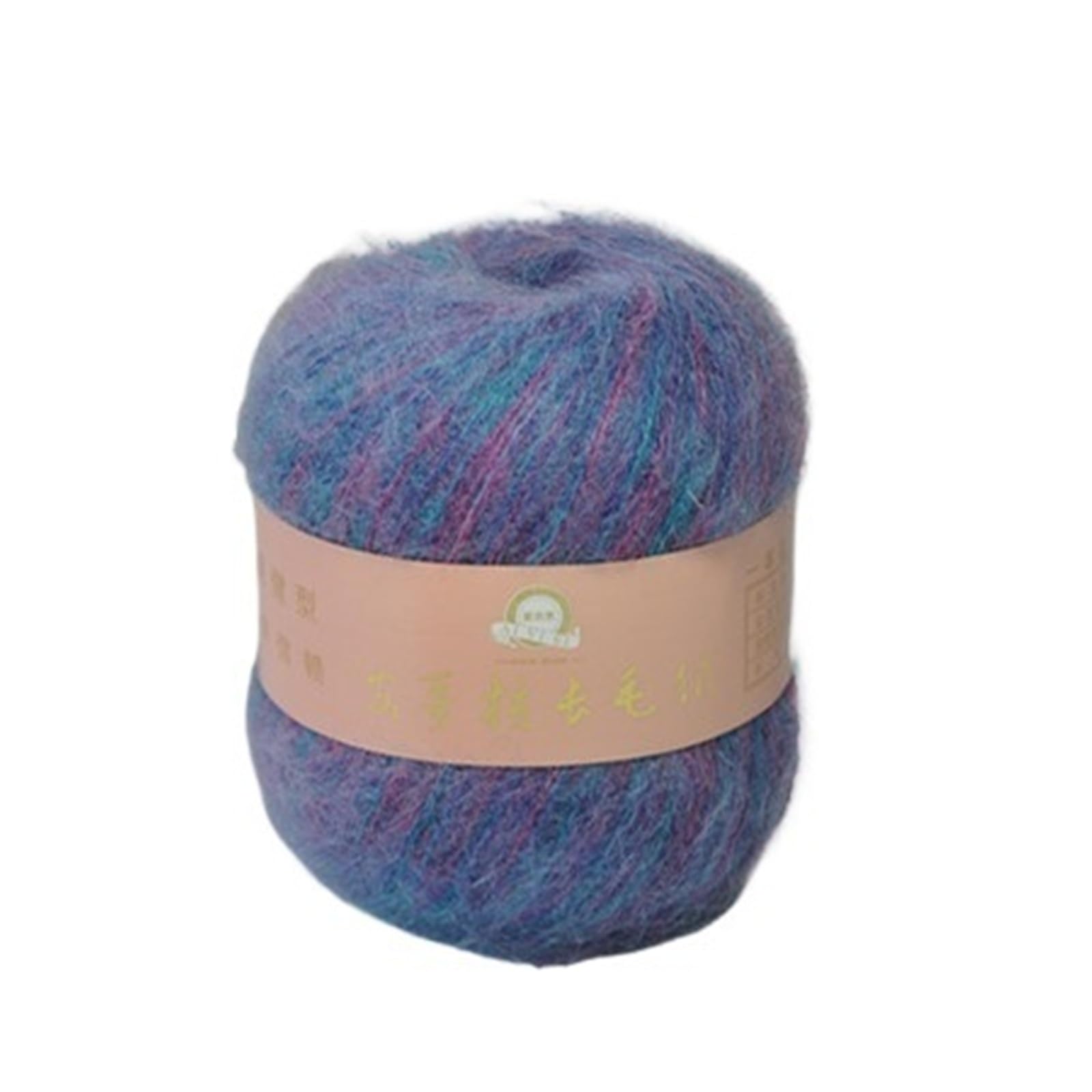 Laine mohair angora lot de 6 pelotes souples pour tricot fait main sans nœud