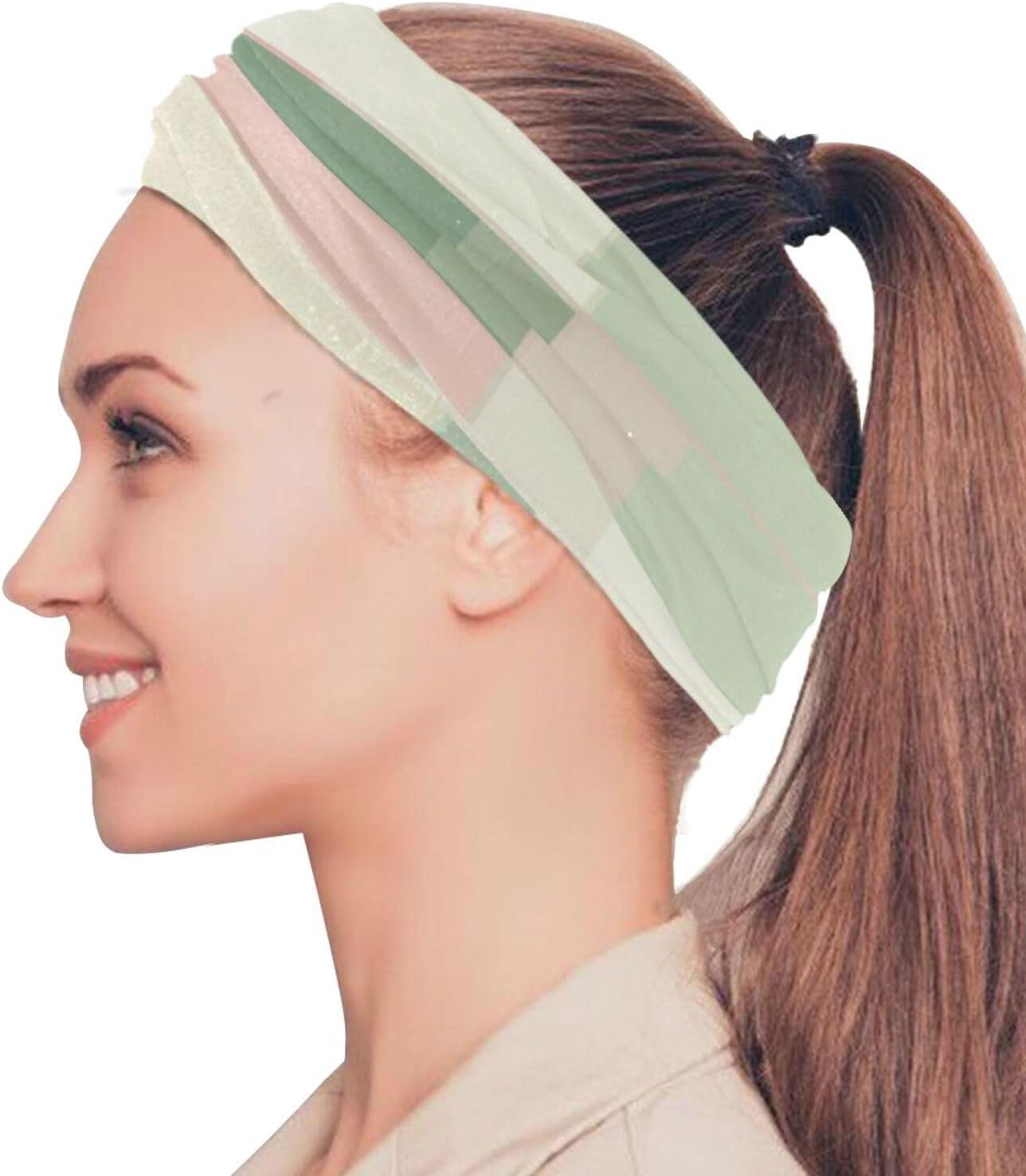 Pink Green Square Hot/Cold Weather Wind proof beanie warm neck gaiter women Breathable beanie face mask reusable for Daily outfit Sports halloween costumes mascara para trabajar bajo el sol