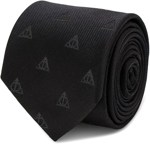 Cufflinks Inc. Corbatas de seda para vestir de Harry Potter, Negro -