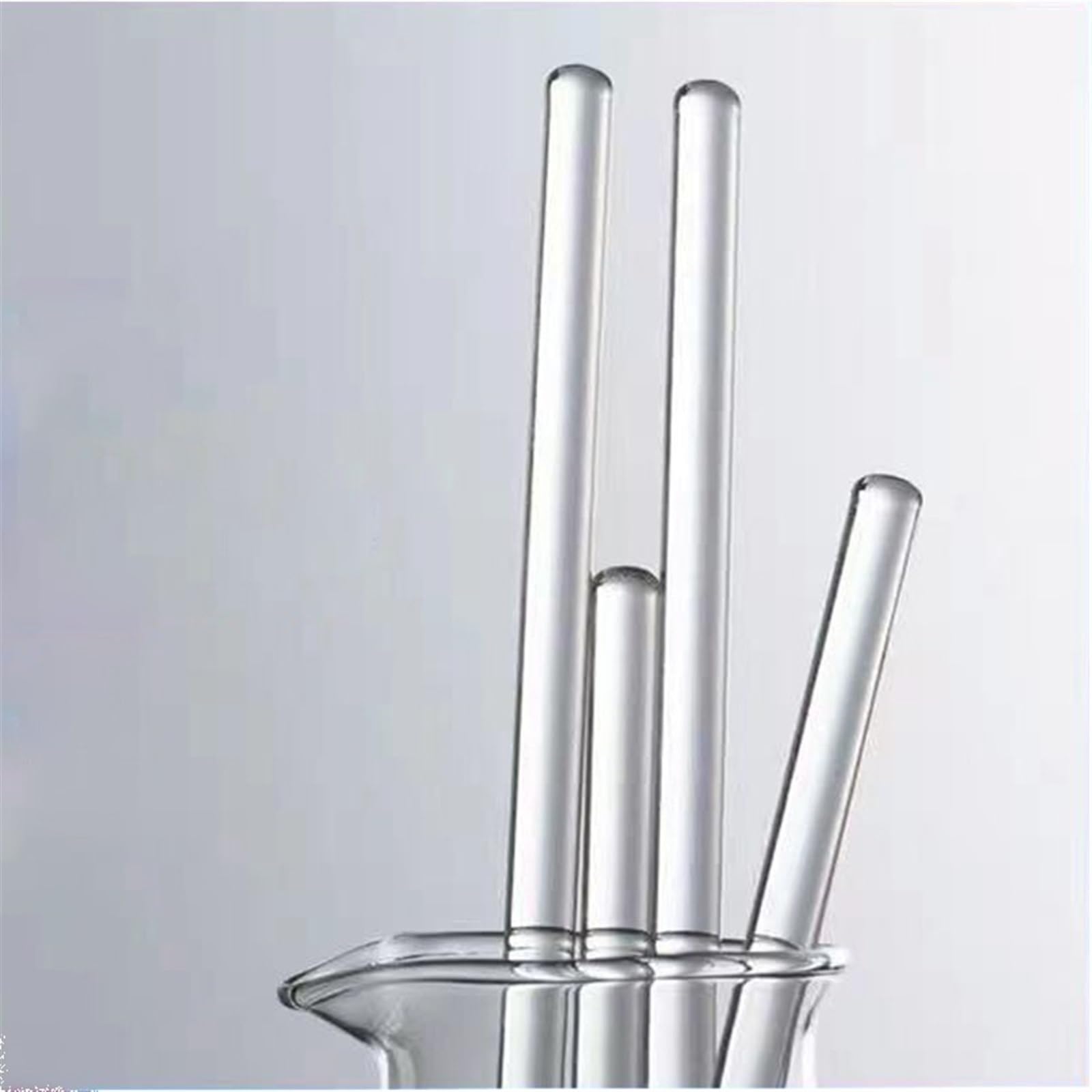 10 Pz Bastone Vetro Lab 0,2X6Inch Boro Barra Agitatore Alta Resistenza | Aste di agitazione in vetro, barra di agitazione