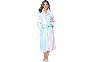 Women's Plush Soft Warm Fleece Bathrobe: The Epitome of Comfort and Coziness