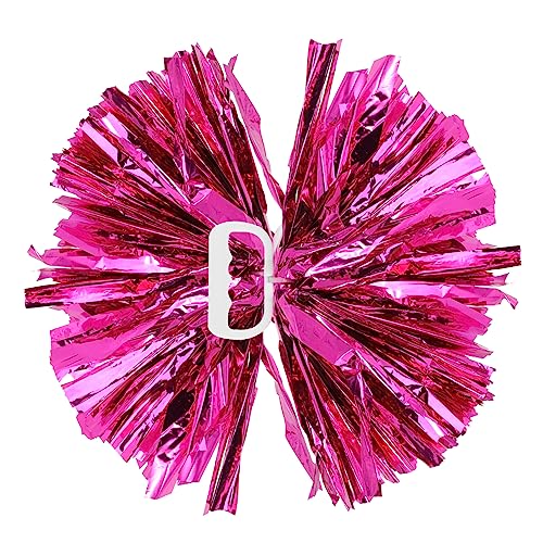 Mikikit Practical Cheer Costume Accessory Handheld Cheer Pom Poms for Sports Dance Events