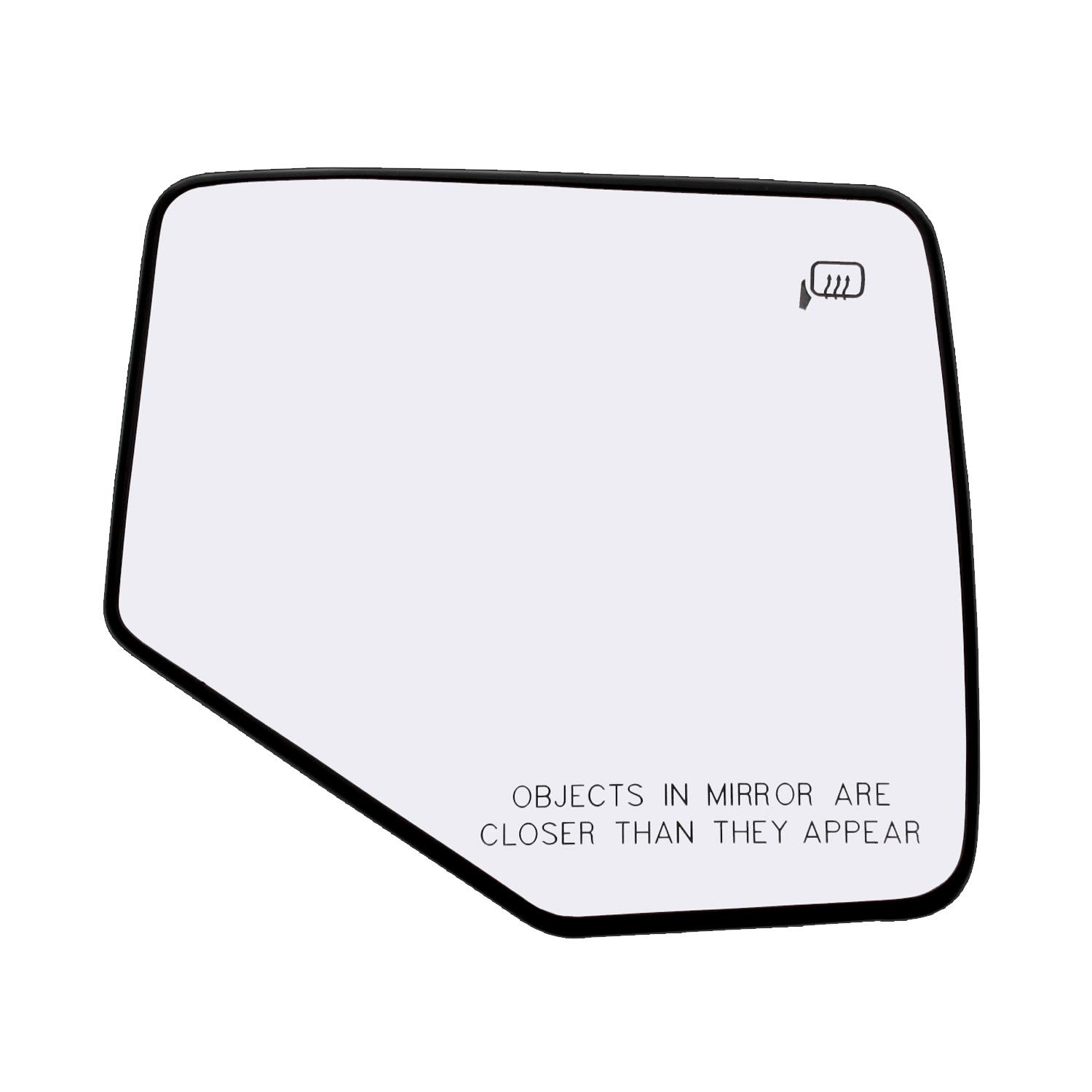 Passenger Side Mirror Glass Assembly With Plastic Backing Plate Heated Compatible with 2006-2010 Ford Explorer Sport Trac, Mercury Mountaineer