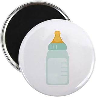 CafePress Infant Baby Bottle Magnets 2.25" Round Magnet, Refrigerator Magnet