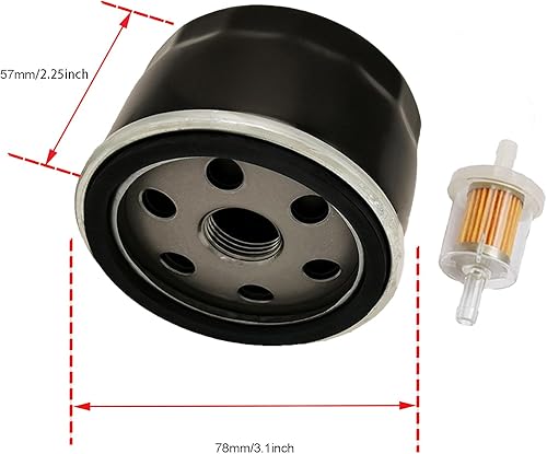 Miniatura 3 de 49065-7007 49065-0721 Filtro de aceite de repuesto para Kawasaki FX600V FR691V FR730V FR651V FR541V FR600V FS730 FS451V FS481V John Deere GY20577