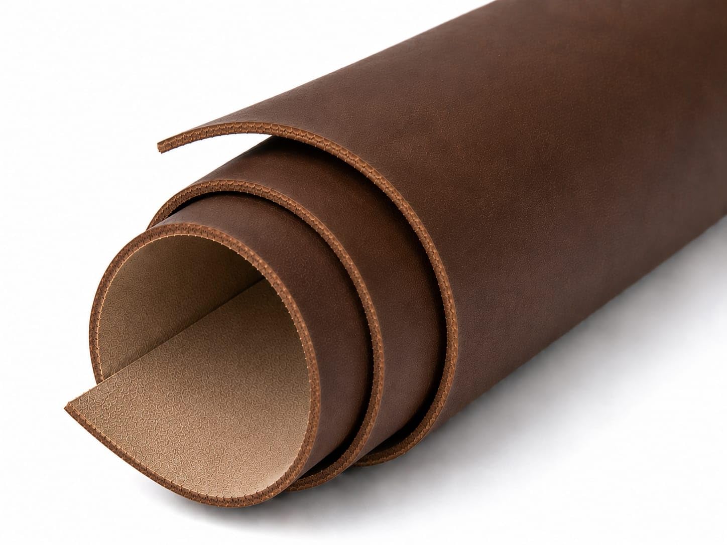 Top Grain Cowhide 10 Sqft Tooling Leather Sheet 1.3mm to 1.5mm Thick for Leather Crafting Wallets Belts Bags DIY Hobby Sewing and Artisan Projects Finished Leather (24X60 Inch) (Dark Brown)-image-20