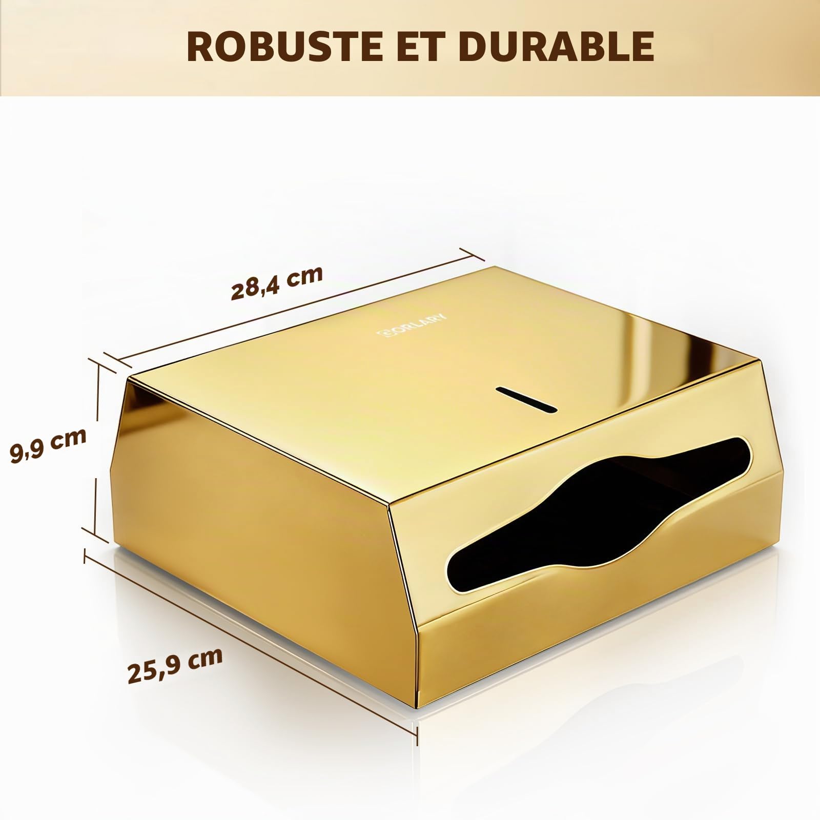 Distributeur de Papier essuie-Tout Mural Commercial, Pliage en C, Distributeur de Serviettes en Papier à Main, Support en Acier Inoxydable