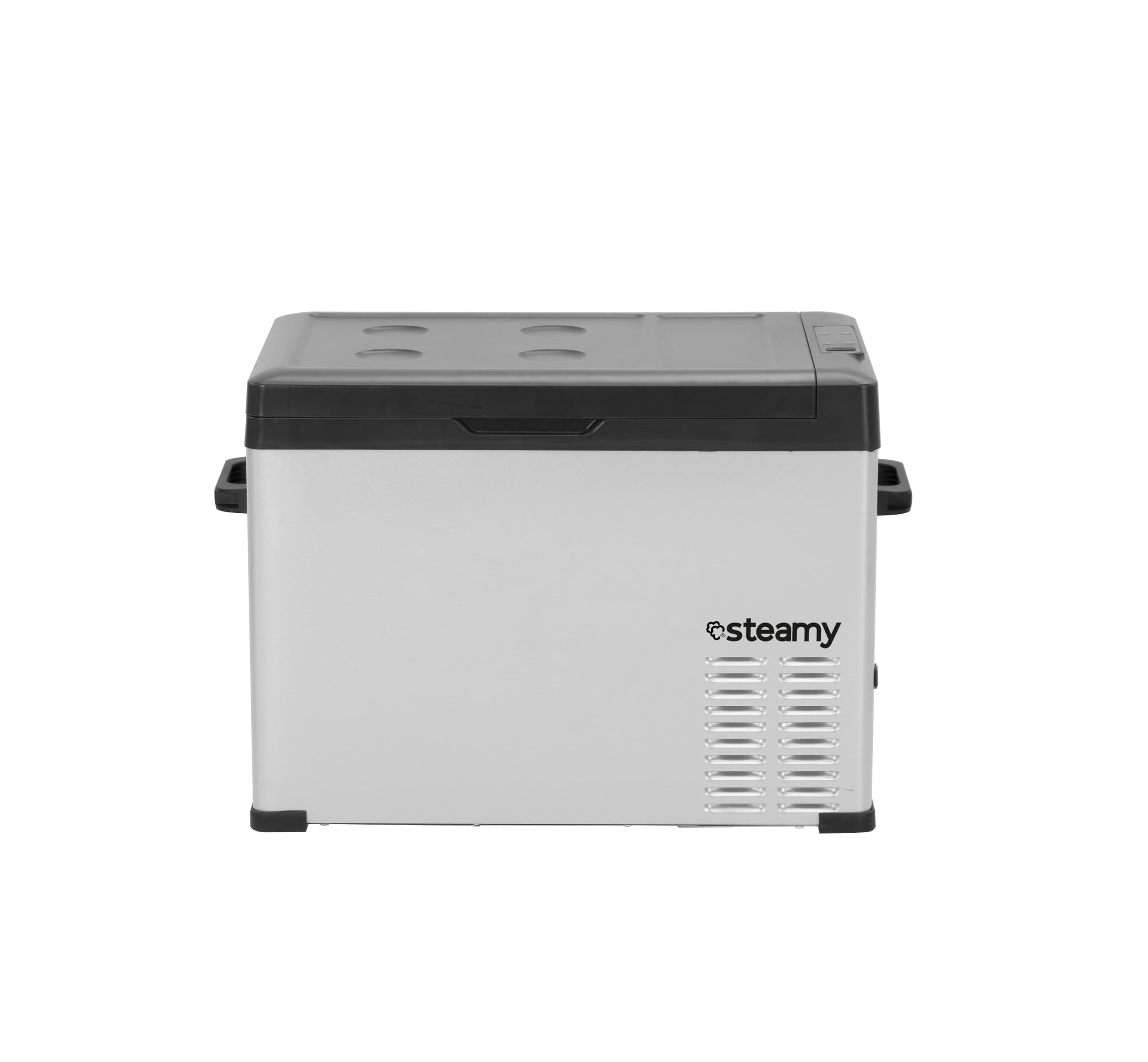 Steamy-E Single Zone 40, Elektrische Kompressor-Kühlbox, 36 Liter, Silber