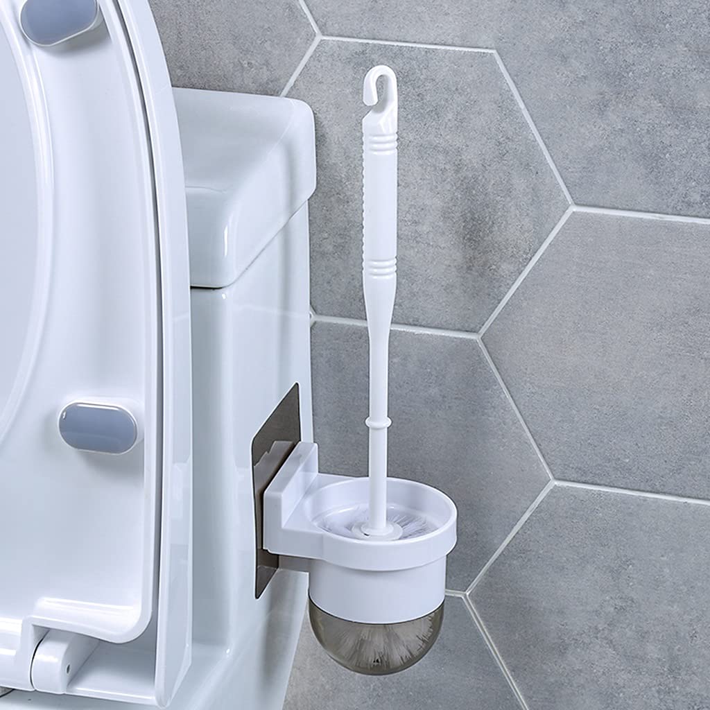 Scopino per WC Spazzola for la lavagna for la spazzola for uso domestico WC a muro Pennello for la pulizia del bagno Bagno Toilette Soft Setole morbide 360 ​​° No Dead Angle Angle Toilet Brush Brush S