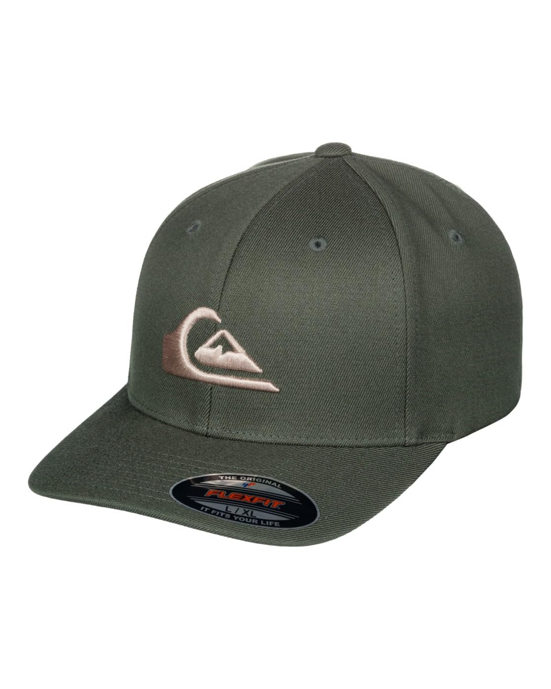 Quiksilver Flexfit Cap Mountain and Wave Men's Green S/M