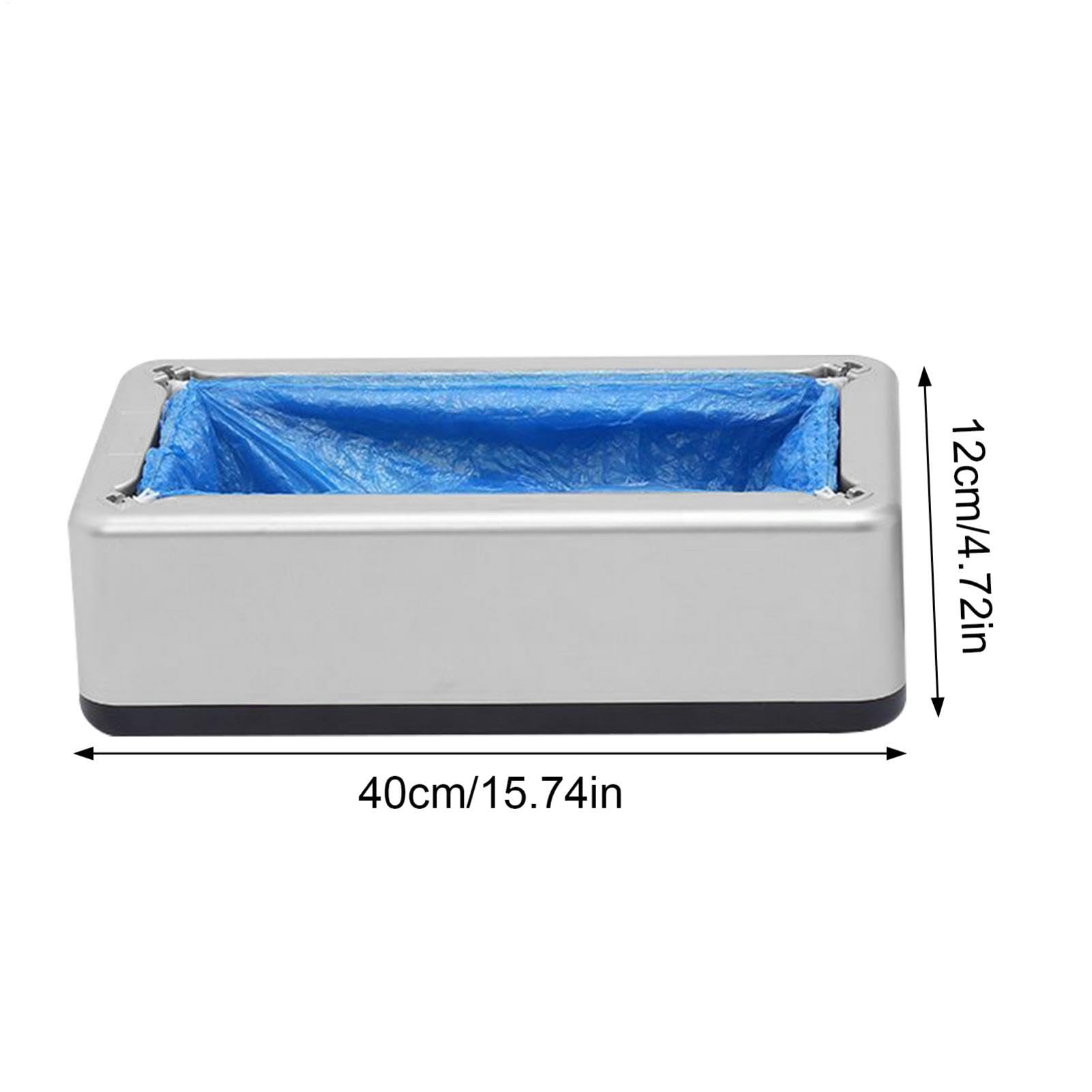 Distributore automatico di copriscarpe, 100 pezzi, distributore automatico | di copriscarpe, usa e getta, extra forte, blu CPE, copriscarpe, impermeabile, senza lattice