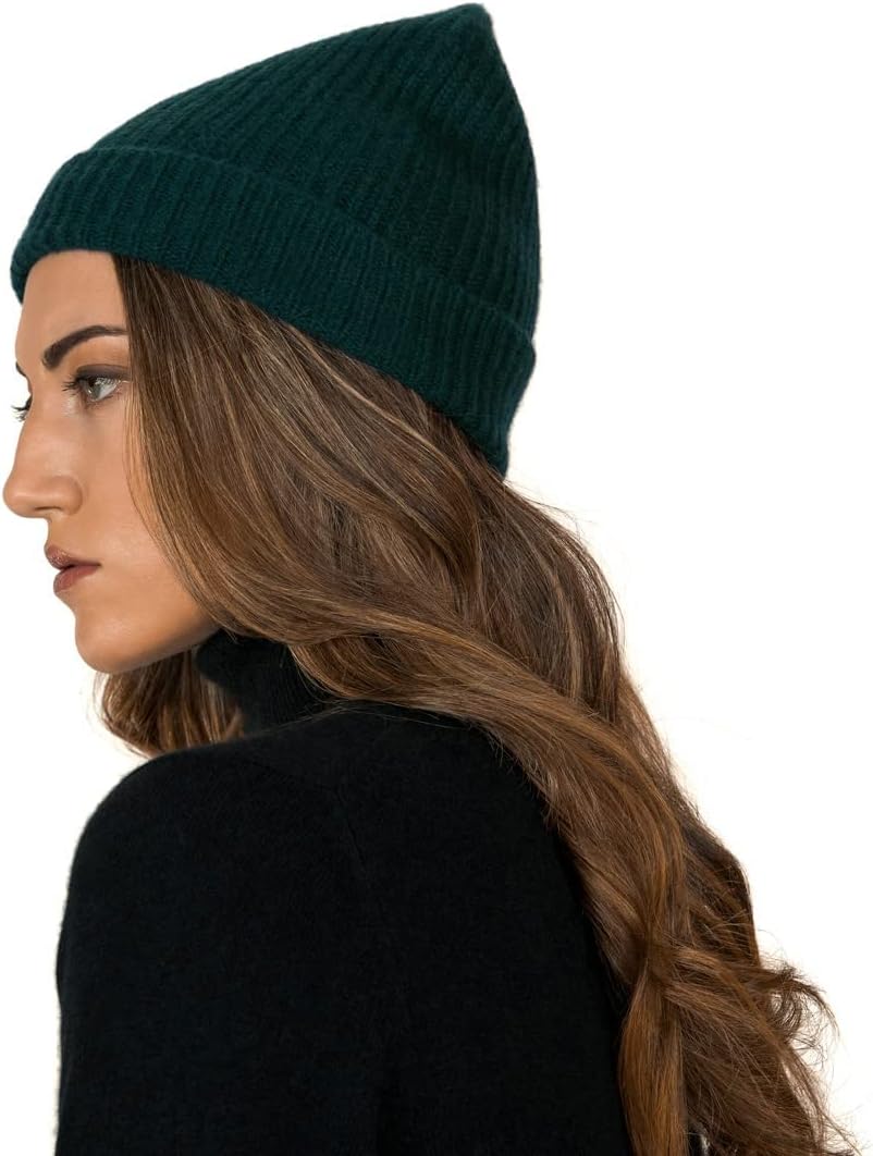 Cashmere Beanie Hat, Made in Scotland - Image 4