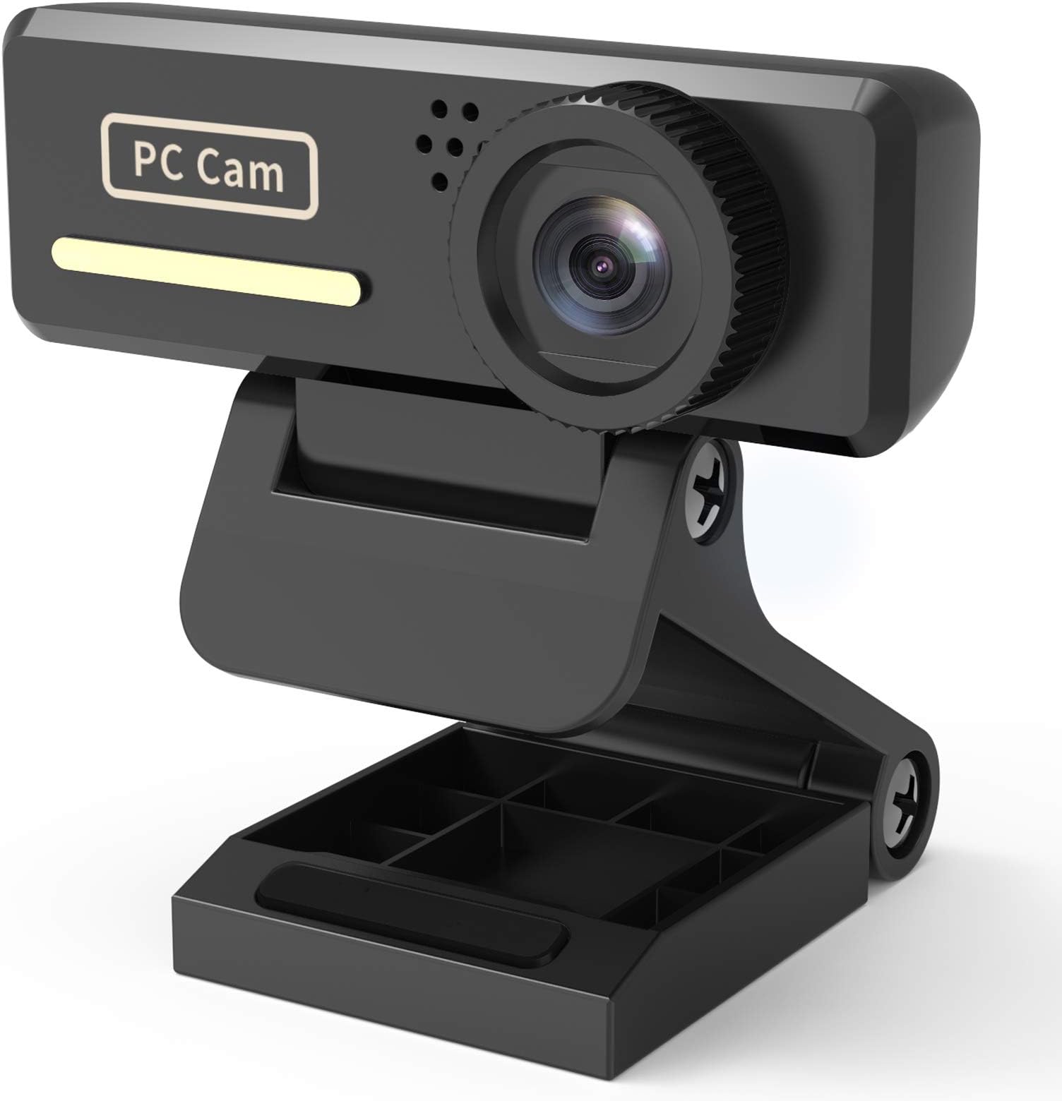 ABASK 2MP Webcam with Microphone, HD 1080p for PC, Laptop, Mac, Windows, Linux, Online Courses, Video Chatting, Video Conference