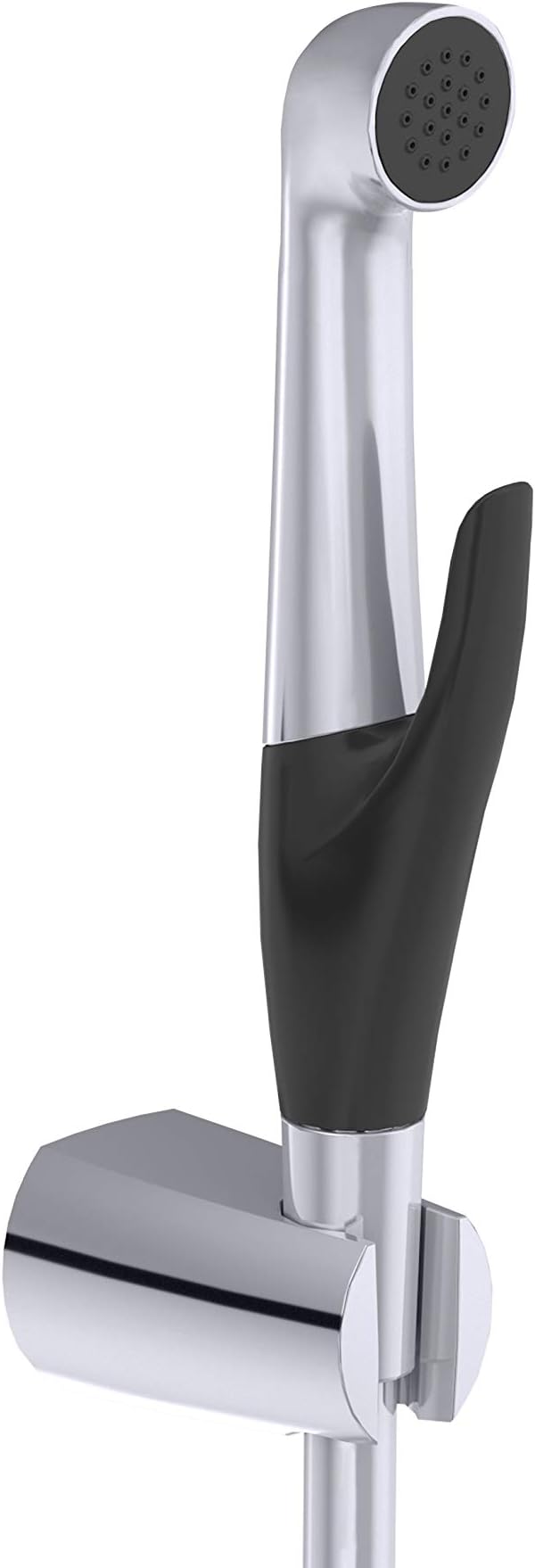 - 77364IN-CP ABS Faucet with Hygiene Spray, Hose and Bracket Holder, Silver, Chrome Polished Finish