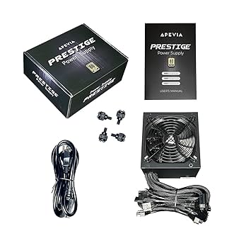 Apevia ATX-PR600W Prestige 600W 80+ Gold Certified, RoHS