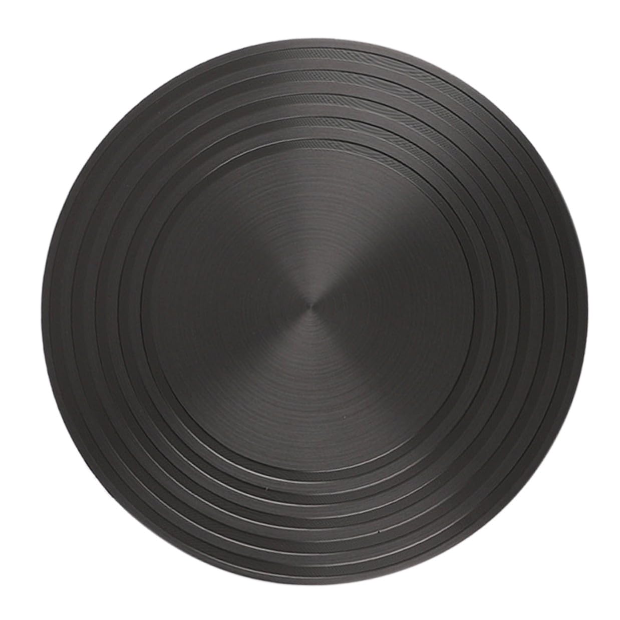 ERINGOGO Difusor de Calor para Estufa de Gas Redondo de 28 Cm | Bandeja Redonda de Descongelación Rápida, Aluminio Negro, Accesorio para Utensilios de Cocina