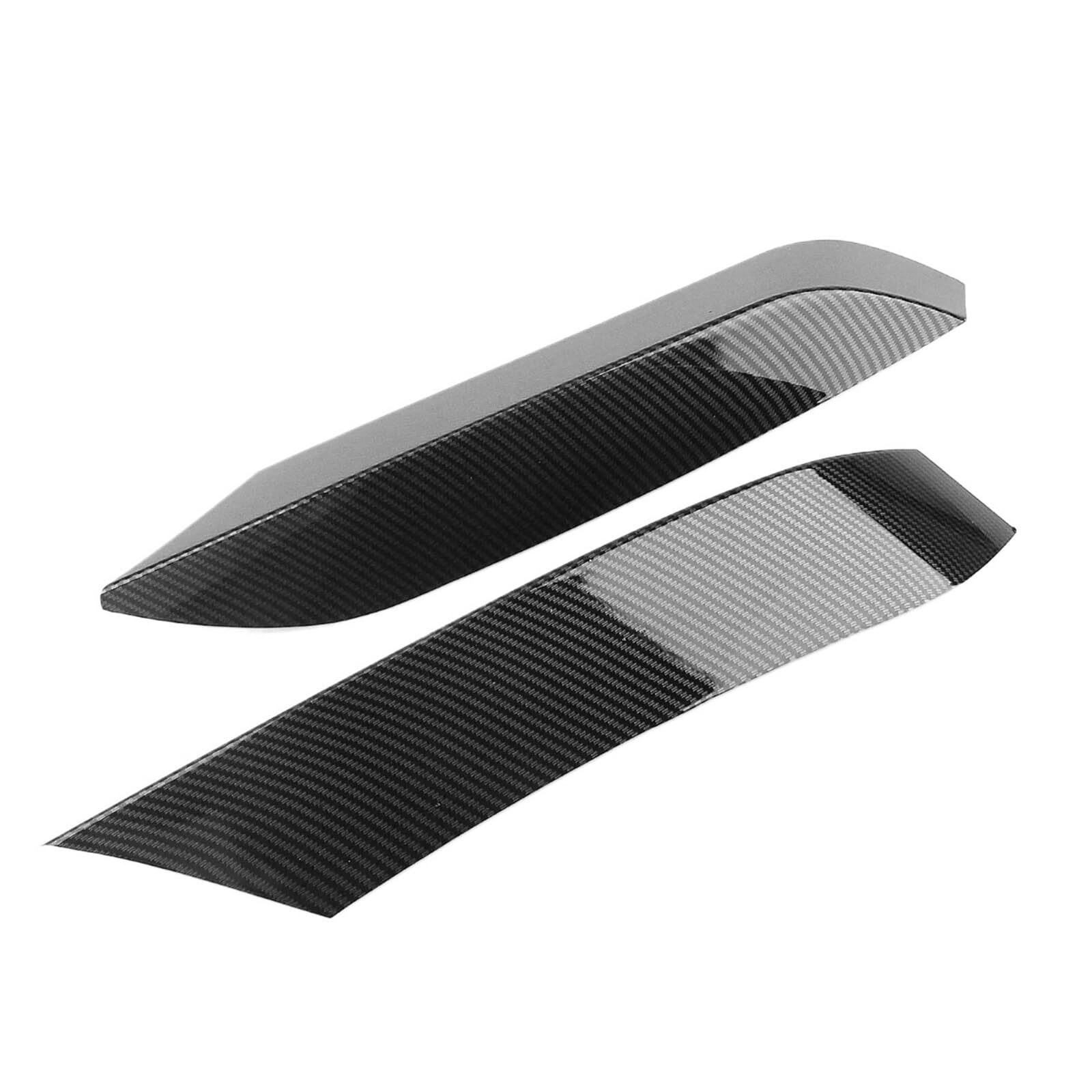 Rozdzielacz nawiewu bocznego przedniego zderzaka Pasuje do M3 2014-2019 F82 F83 2015-2020(Carbon Fiber Look)