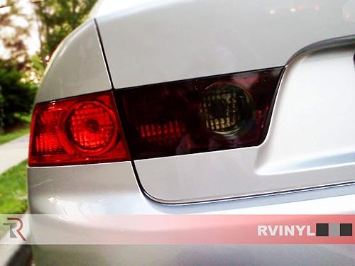Miniatura 6 de Rvinyl Cubiertas de tinte de luz trasera compatibles con Mercedes-Benz Clase S 2007-2009 - humo opaco