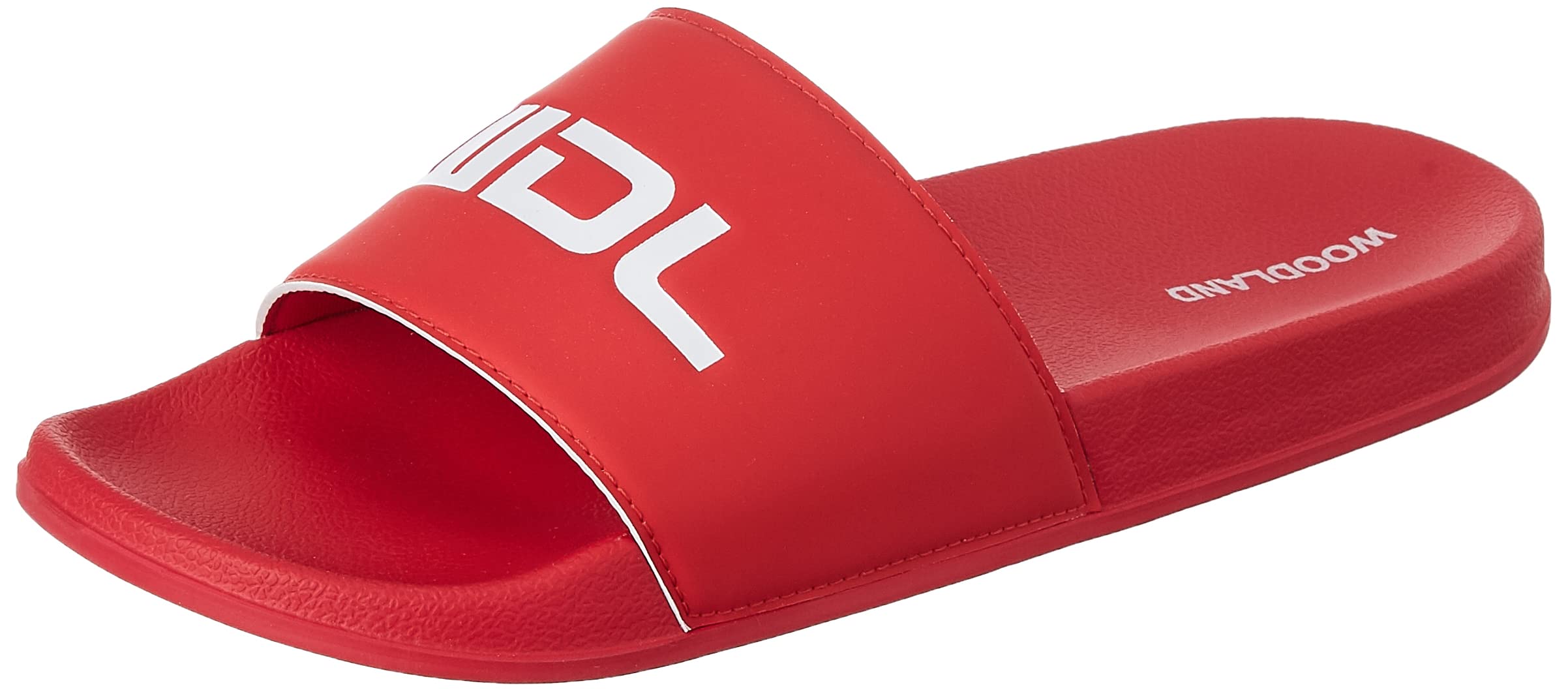 Woodland Men's Red Slip-On Slide Sandal - Image 1