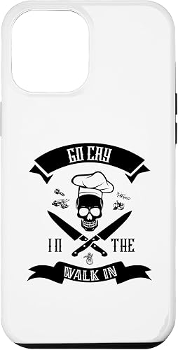 iPhone 12 Pro Max - Funda de cocina para mujer, diseño divertido de Go Cry Walk Restaurant Chef