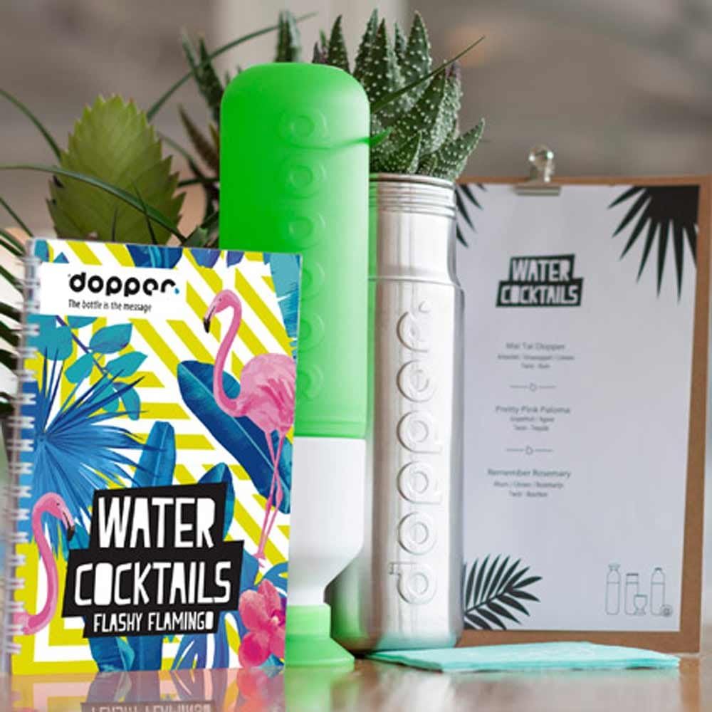 Dopper Flashy Flamingo Water Cocktail Book