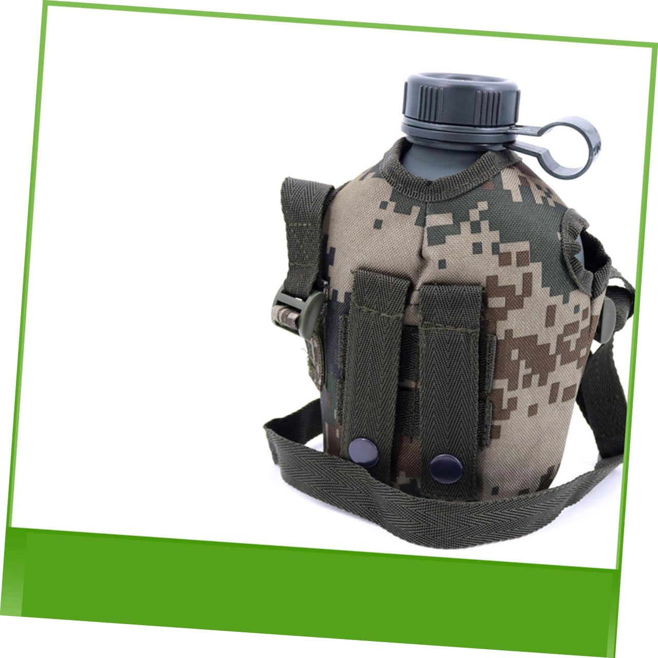 1 Set Mimetico Mensa Di Sopravvivenza Bottiglia Di Acqua Da Trekking Mensa Da Campeggio Bottiglia Di Acqua Da Trekking Bottiglia Di Acqua Di Sopravvivenza Mensa Militari Mensa