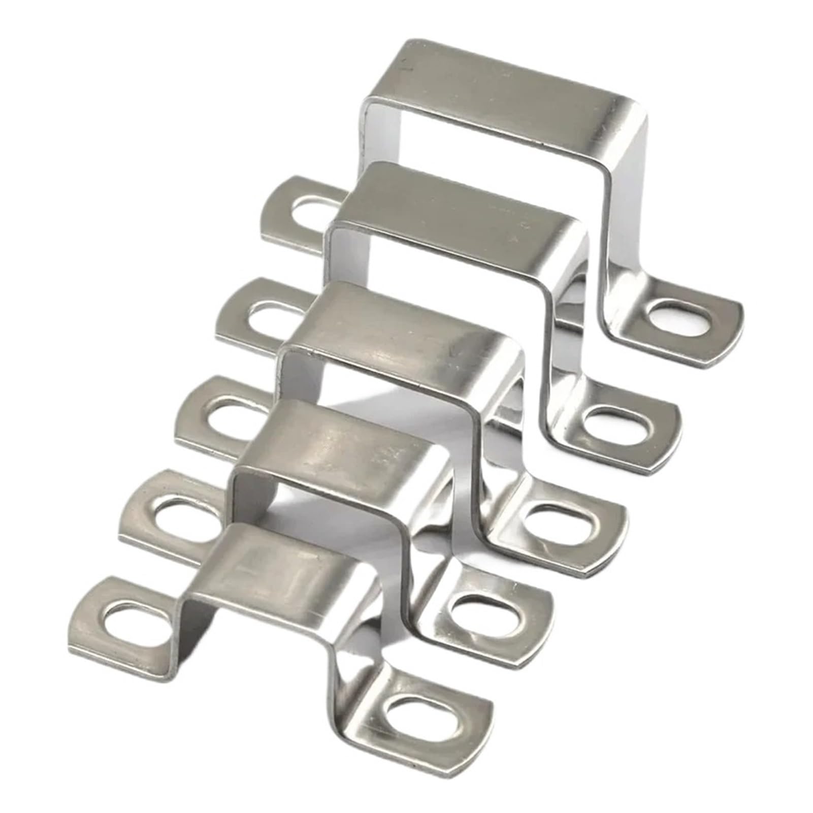 Collier de serrage en acier inoxydable pour tubes de support de serre