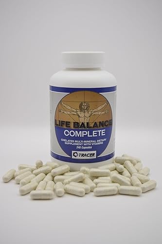 Miniatura 4 de Life Balance Complete - Suplemento dietético quelatado multi-mineral con vitaminas - con minerales traza quelados de aminoácidos reales - Llena los