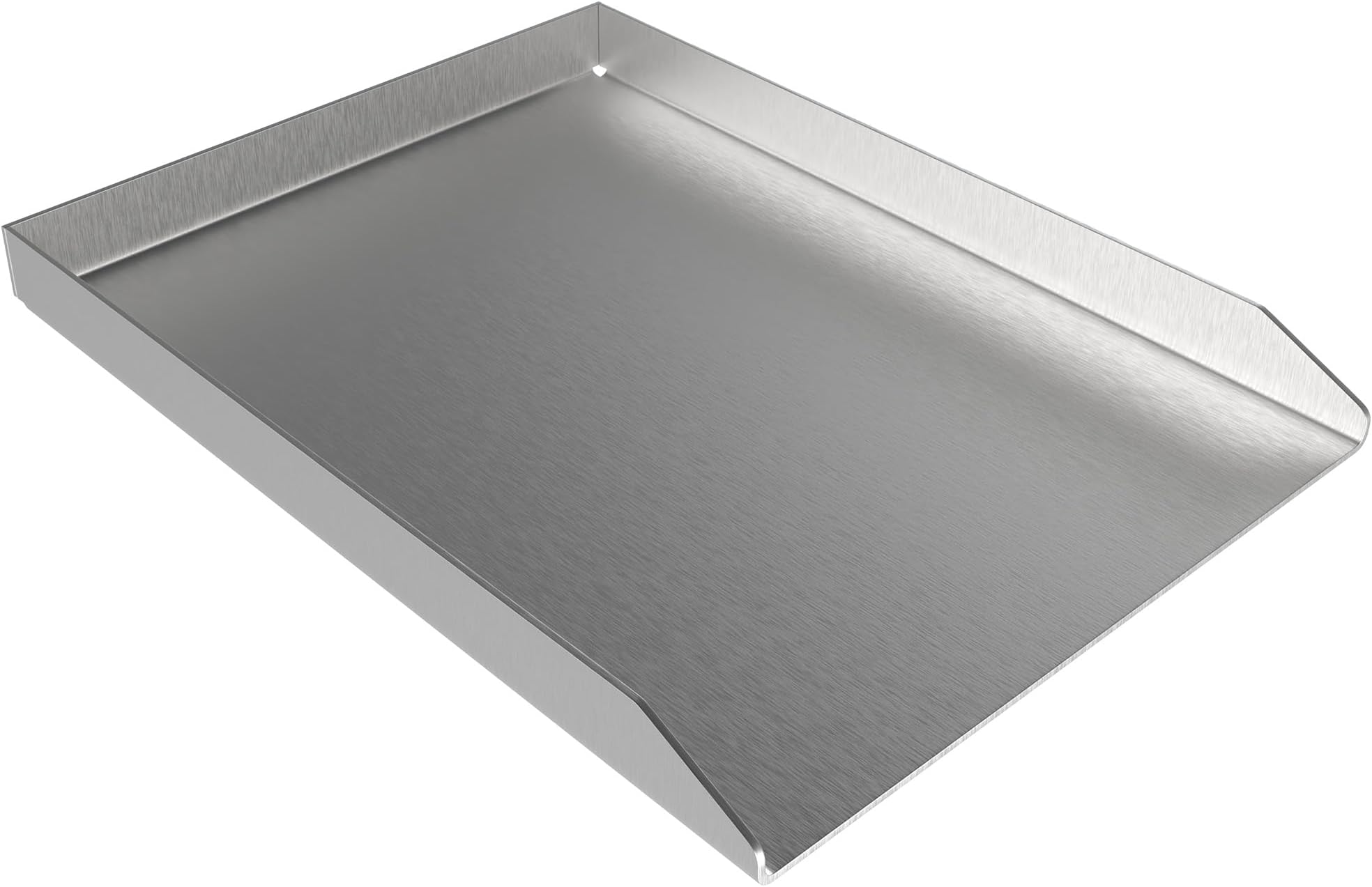 Plancha Grillplatte 30x40cm - Edelstahl Grillplatte Mit Abnehmbarem Griff & Zubehör