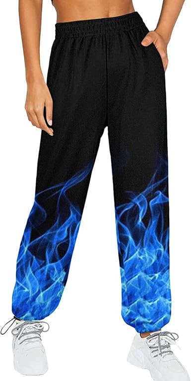 Amazon.com: GuliriFei Pantalones deportivos para mujer con bloques de  color, holgados, de talle alto, pantalones deportivos Y2k, modernos con  bolsillos : Ropa, Zapatos y Joyería