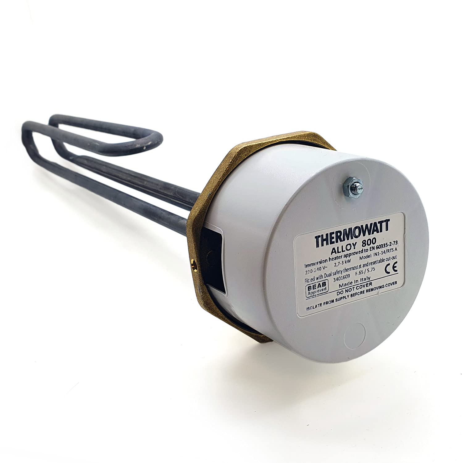 Joule 1? 3/4? 3kW Immersion Heater 14? for Unvented Cylinders TI-I-L-14-03-1