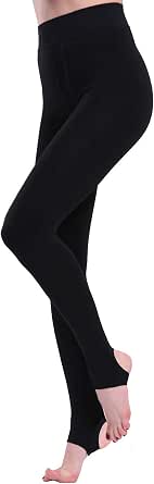 Collant termici traslucidi con fodera in pile da donna – Pile Rise