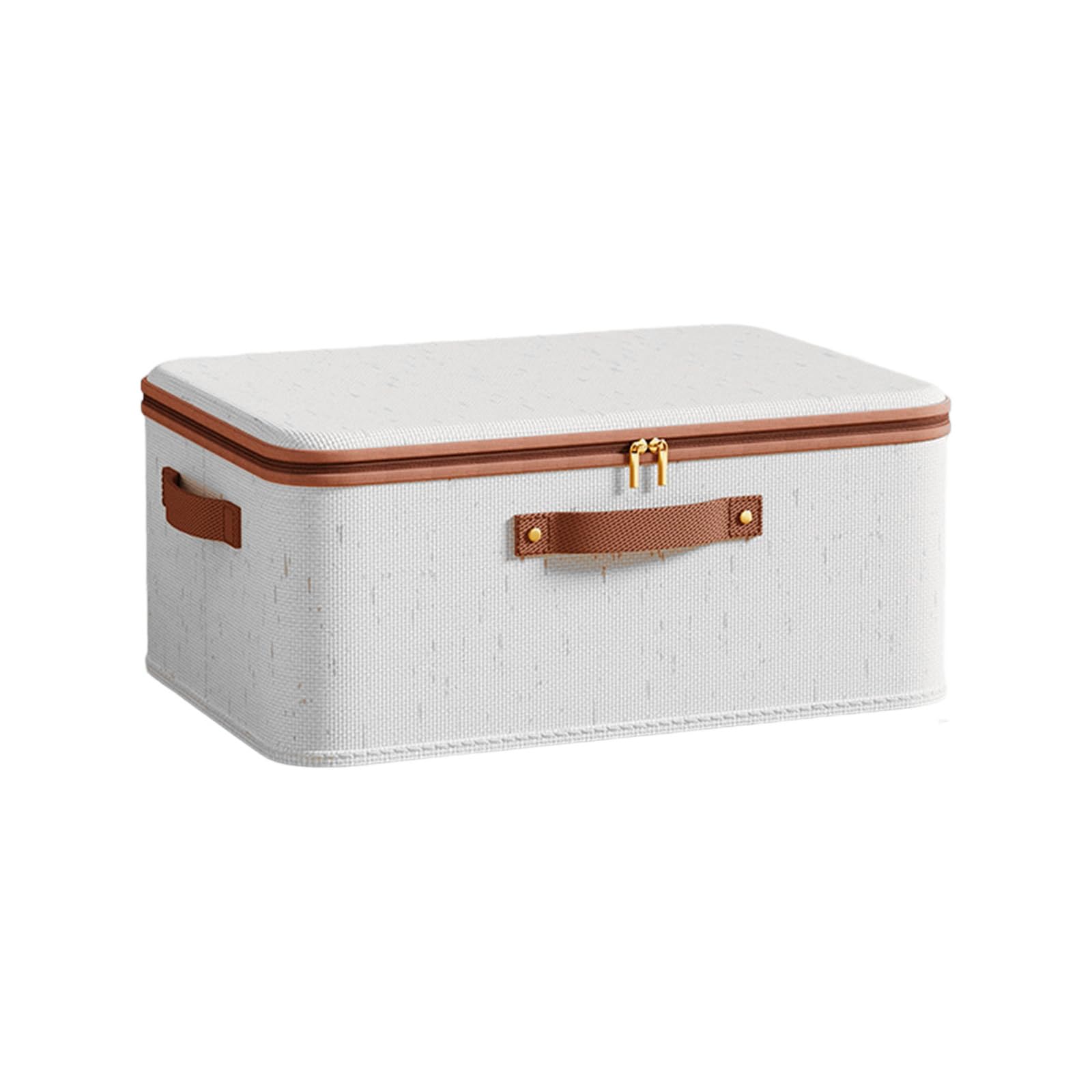 Ajtutus C Space Saving Linen Storage Ontainer Featuring Dustproof Zippers Design Lothing Organizers Bins For Home Fabri Storage Bins With Lids