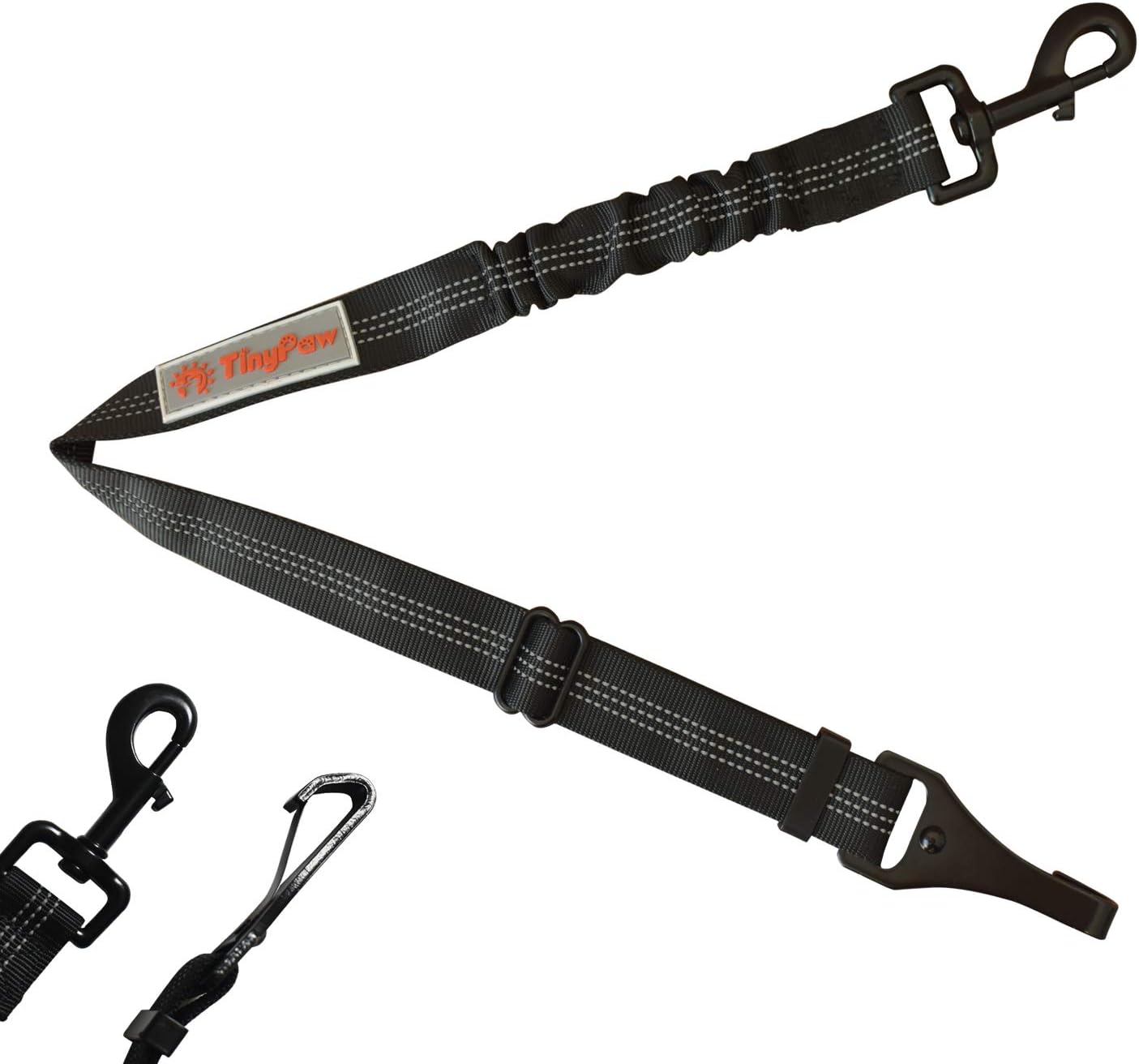 TinyPaw Pet Safety Belt, Elastic & Durable Car Harness for