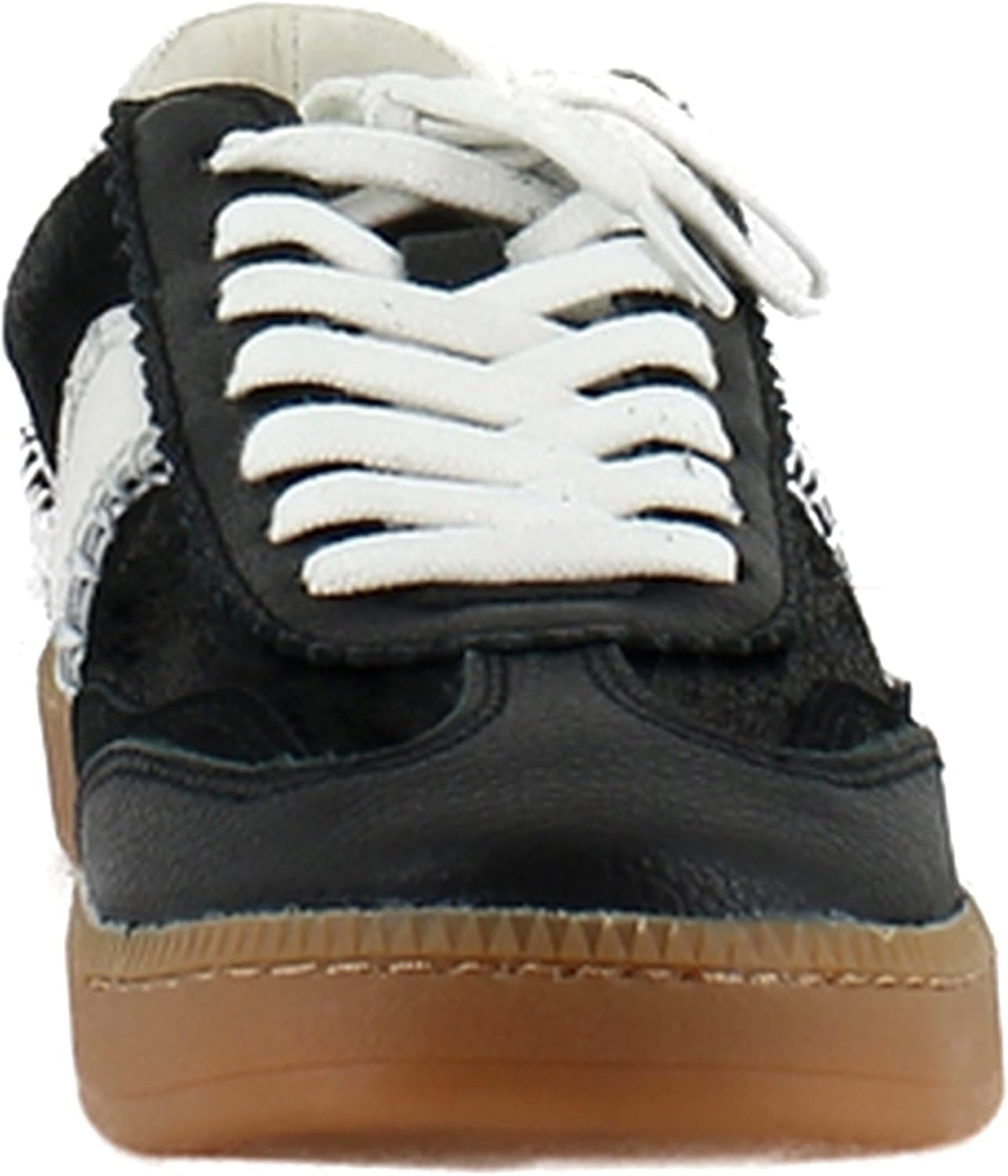 Dolce Vita Women's Notice Stitch Sneaker, Onyx Calf Hair, 7 - Image 8