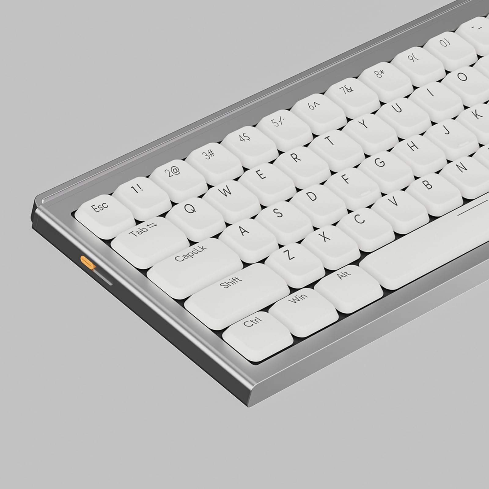 キーボード Cornelius Low-profile White (A Stock) Unicorne LP – Aluminum Corne LP Keyboard Case (Low Profile