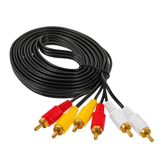Cable Male to Male High- Video Connector for DVD Vcd Set- and Home Theater Versatile Design for Stable Signal Transmission
